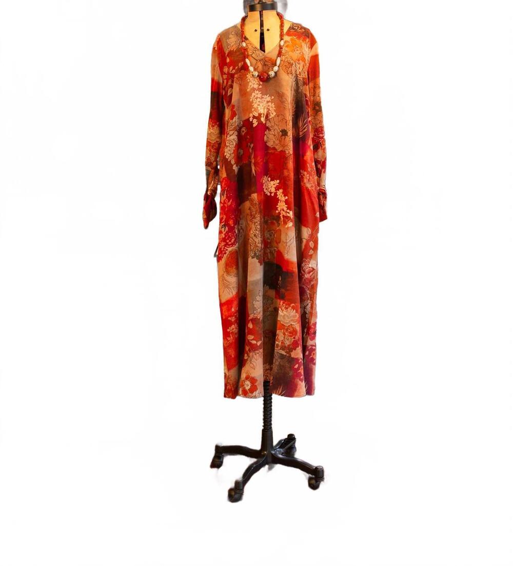 NEW MOMONI women's orwell dress in bordeaux